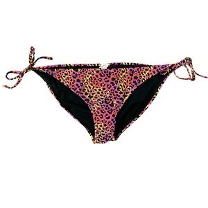 Xhilaration Neon Cheetah Bikini Top